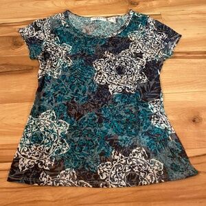 Hannah semi-sheer top—PS